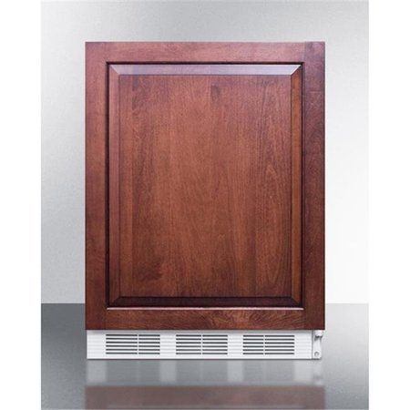 SUMMIT APPLIANCE Summit Appliance CT661WBIIF 33.25 x 23.63 x 23 in. Built-In Undercounter Refrigerator-Freezer; White Cabinet CT661WBIIF